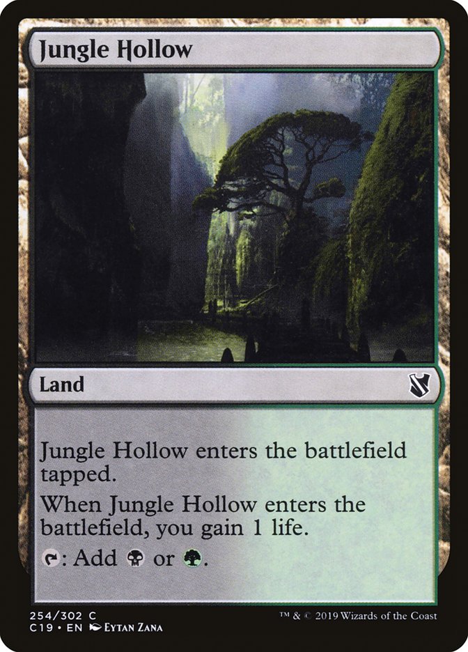 Jungle Hollow [Commander 2019] | Clutch Gaming