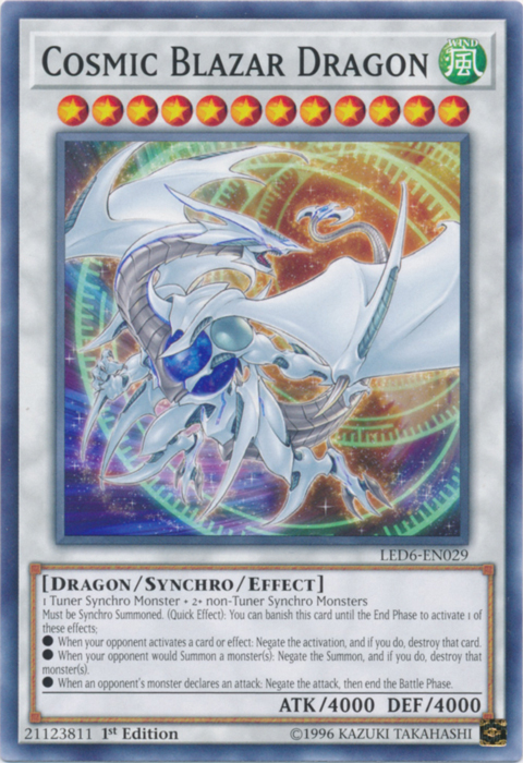 Cosmic Blazar Dragon [LED6-EN029] Common | Clutch Gaming