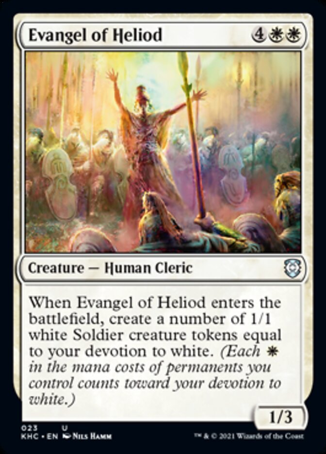 Evangel of Heliod [Kaldheim Commander] | Clutch Gaming