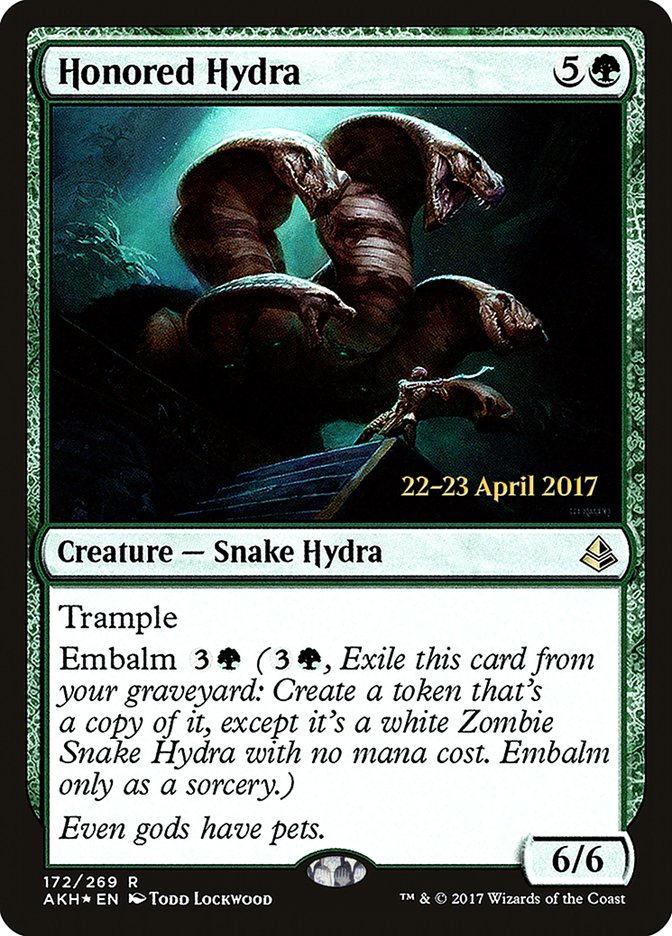 Honored Hydra [Amonkhet Prerelease Promos] | Clutch Gaming