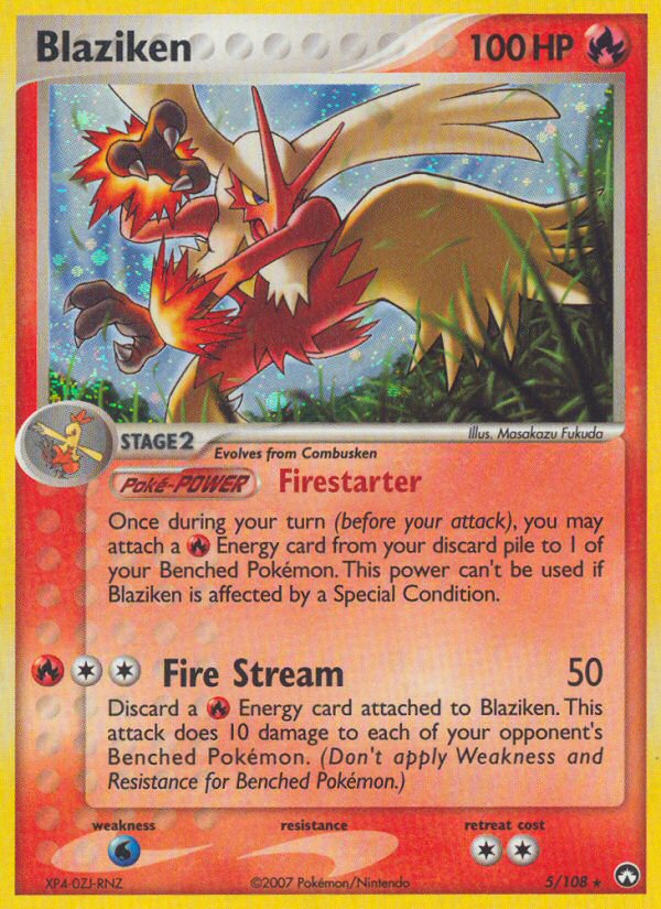 Blaziken (5/108) [EX: Power Keepers] | Clutch Gaming