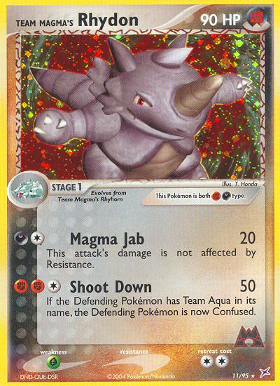 Team Magma's Rhydon (11/95) [EX: Team Magma vs Team Aqua] | Clutch Gaming