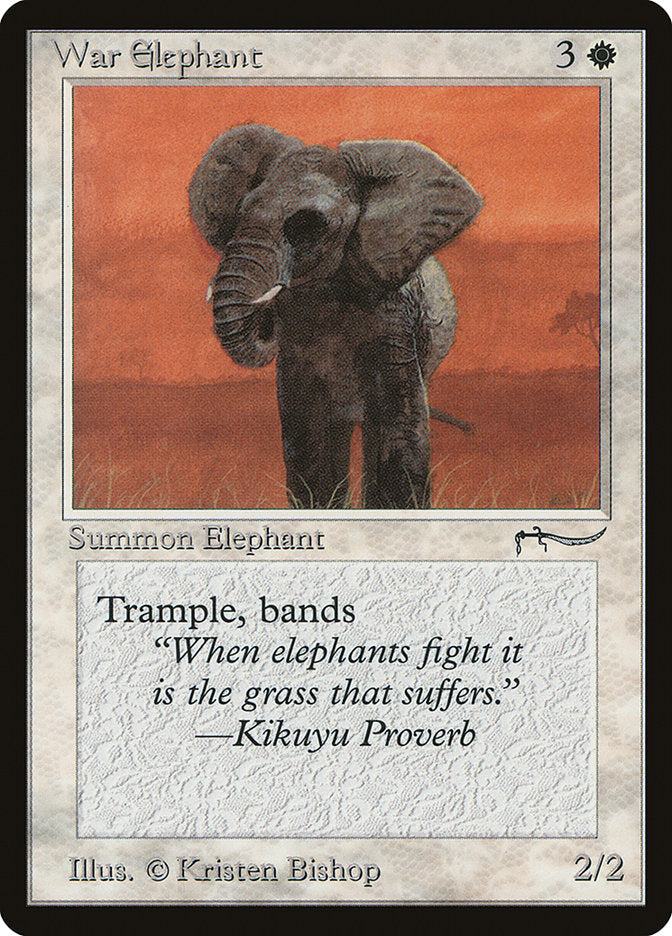 War Elephant (Light Mana Cost) [Arabian Nights] | Clutch Gaming