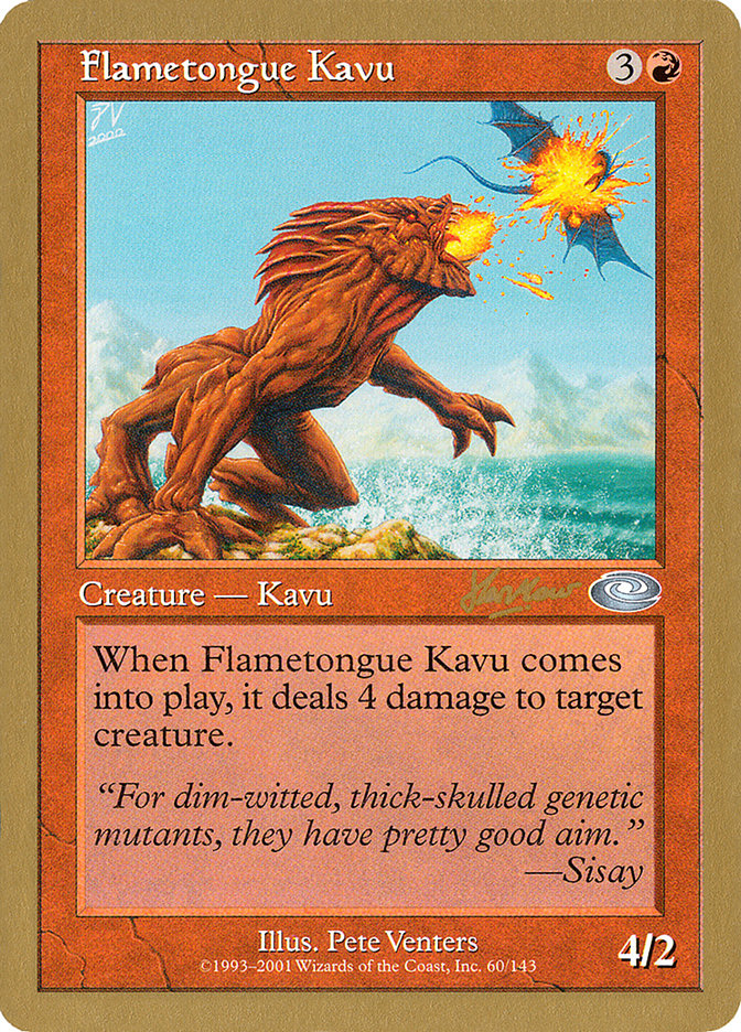 Flametongue Kavu (Sim Han How) [World Championship Decks 2002] | Clutch Gaming