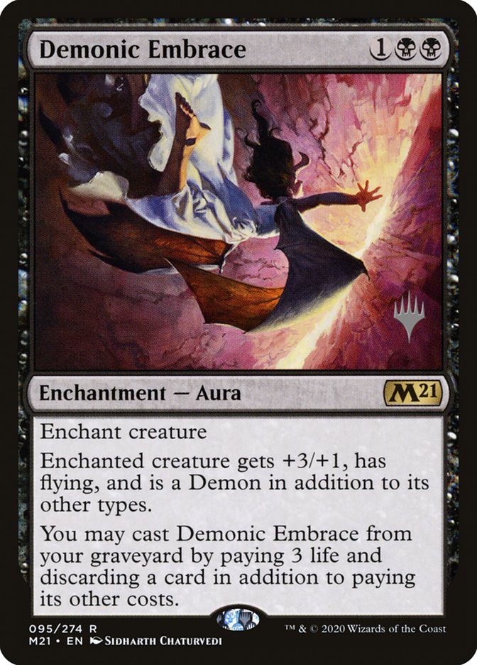 Demonic Embrace (Promo Pack) [Core Set 2021 Promos] | Clutch Gaming