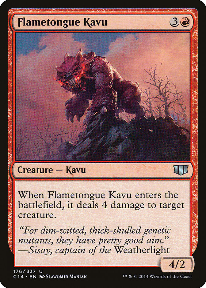 Flametongue Kavu [Commander 2014] | Clutch Gaming