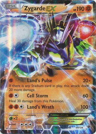 Zygarde EX (54/124) (Jumbo Card) [XY: Fates Collide] | Clutch Gaming