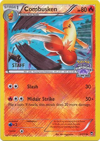 Combusken (13/111) (Championship Promo Staff) [XY: Furious Fists] | Clutch Gaming