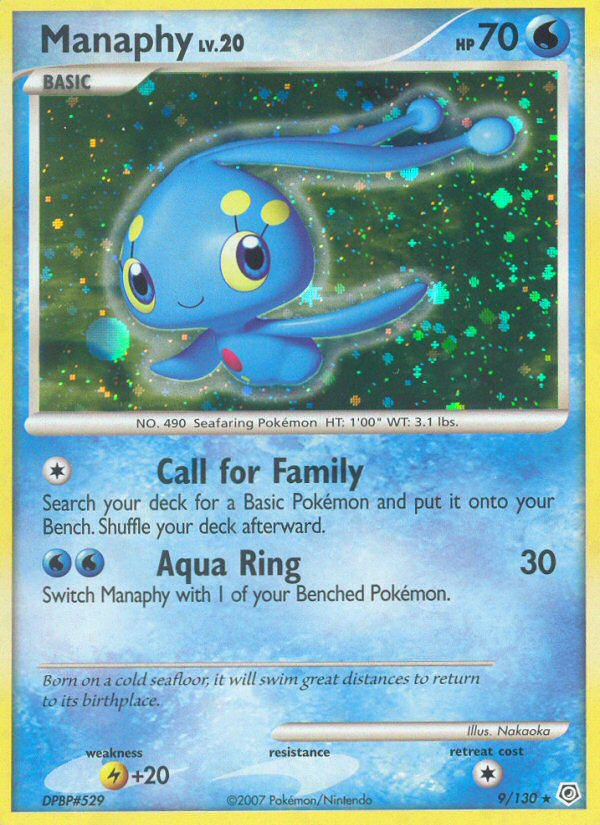 Manaphy (9/130) [Diamond & Pearl: Base Set] | Clutch Gaming