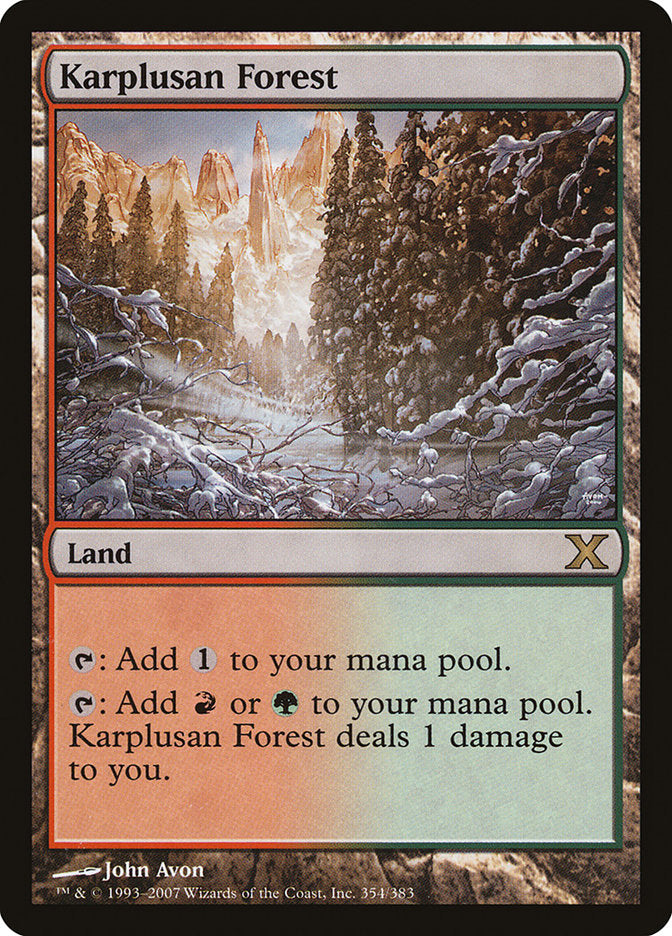 Karplusan Forest [Tenth Edition] | Clutch Gaming