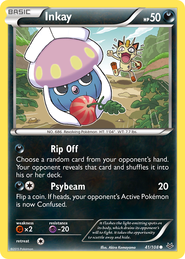 Inkay (41/108) [XY: Roaring Skies] | Clutch Gaming