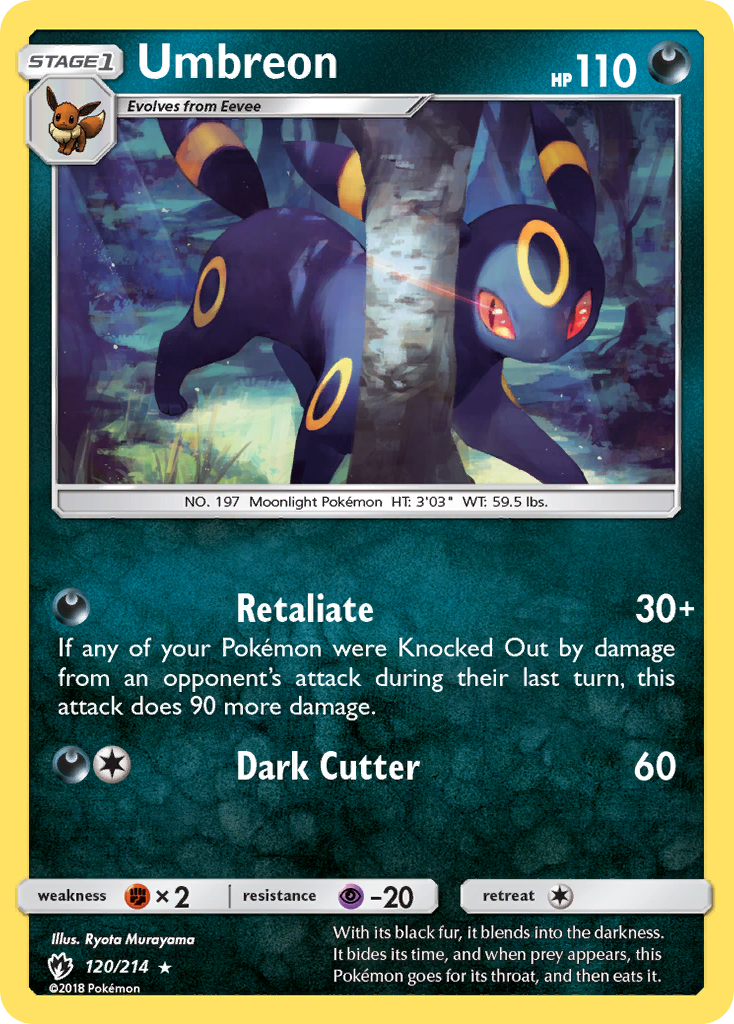 Umbreon (120/214) [Sun & Moon: Lost Thunder] | Clutch Gaming