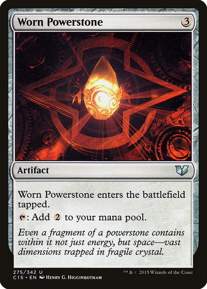 Worn Powerstone [Commander 2015] | Clutch Gaming