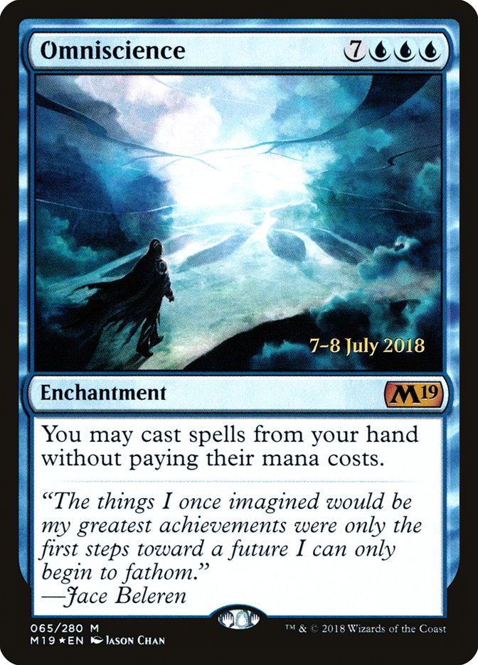 Omniscience [Core Set 2019 Prerelease Promos] | Clutch Gaming