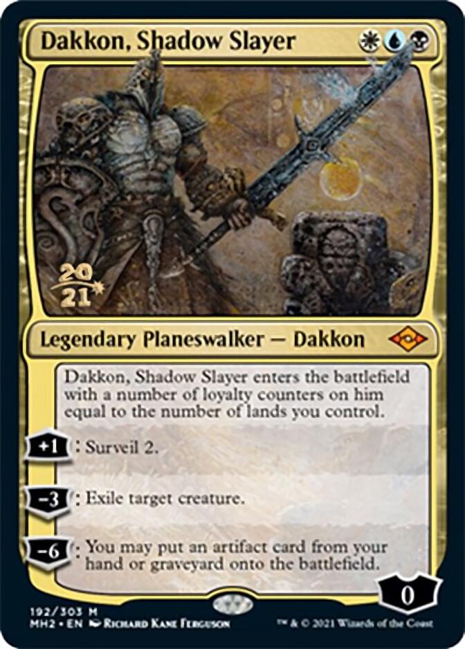 Dakkon, Shadow Slayer [Modern Horizons 2 Prerelease Promos] | Clutch Gaming