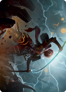 Raiyuu, Storm's Edge Art Card [Kamigawa: Neon Dynasty Art Series] | Clutch Gaming