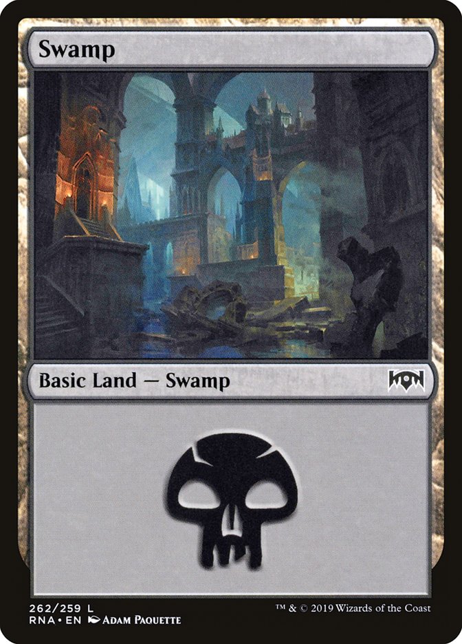 Swamp (262) [Ravnica Allegiance] | Clutch Gaming