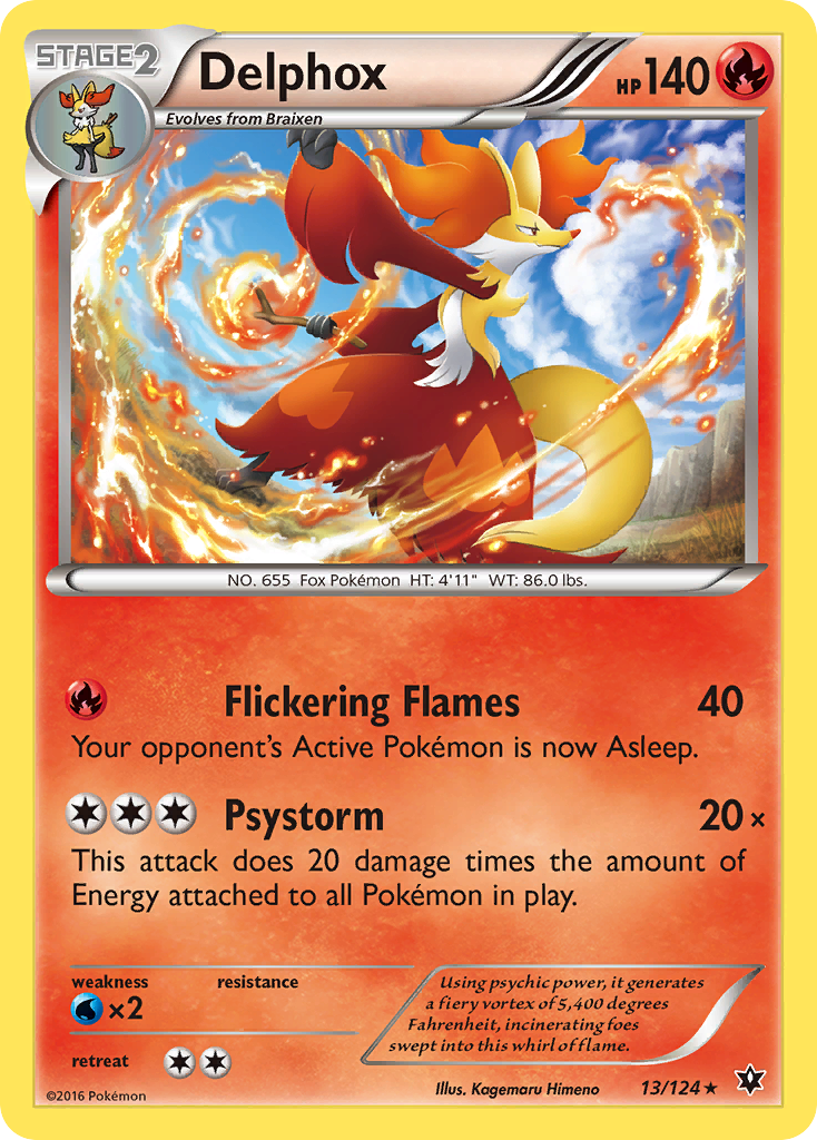 Delphox (13/124) [XY: Fates Collide] | Clutch Gaming