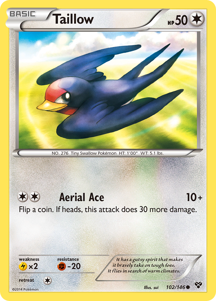 Taillow (102/146) [XY: Base Set] | Clutch Gaming