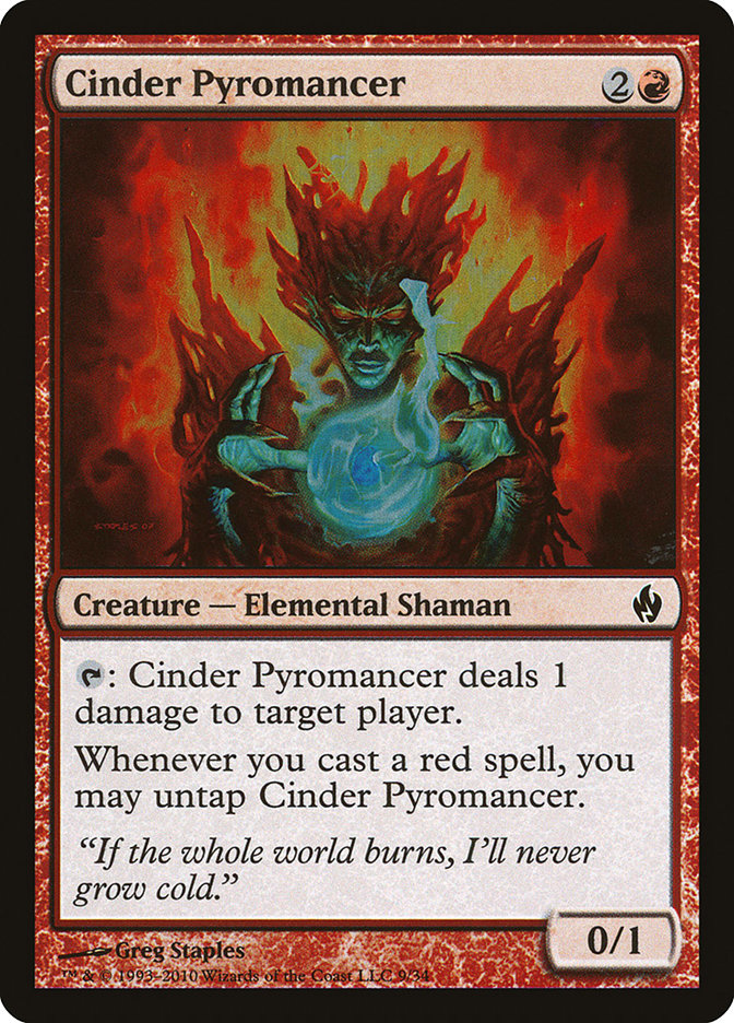 Cinder Pyromancer [Premium Deck Series: Fire and Lightning] | Clutch Gaming