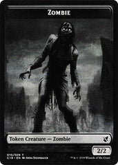 Zombie (010) // Zombie (011) Double-Sided Token [Commander 2019 Tokens] | Clutch Gaming