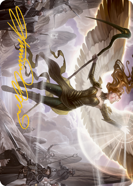 Sigarda's Splendor Art Card (Gold-Stamped Signature) [Innistrad: Midnight Hunt Art Series] | Clutch Gaming