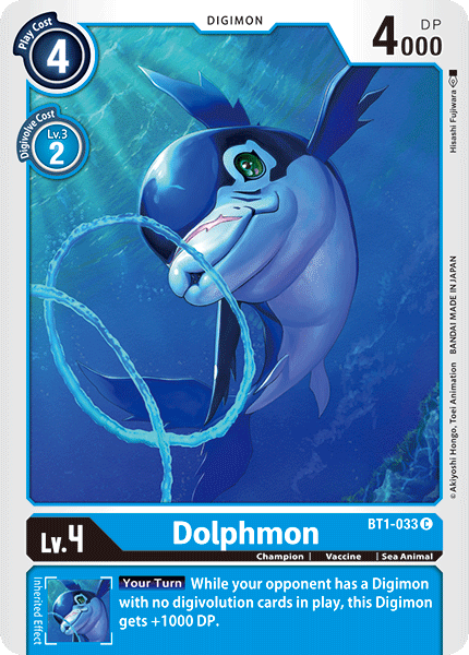 Dolphmon [BT1-033] [Release Special Booster Ver.1.0] | Clutch Gaming