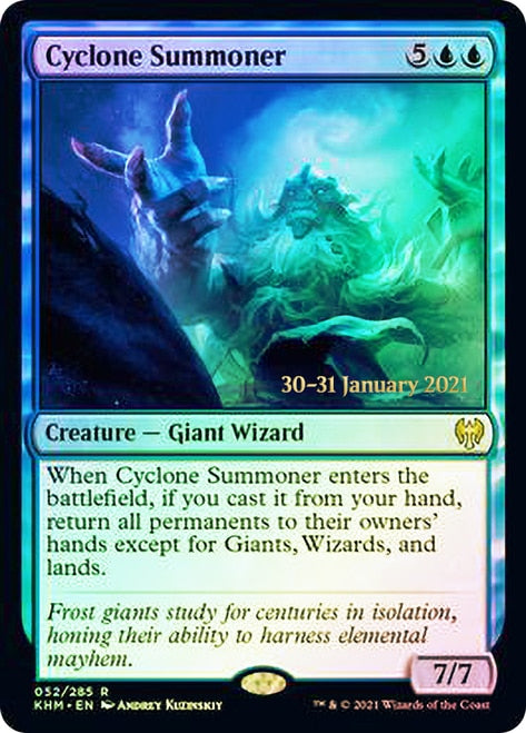 Cyclone Summoner [Kaldheim Prerelease Promos] | Clutch Gaming