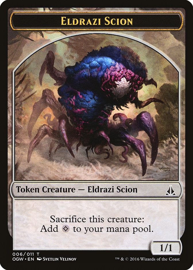 Eldrazi Scion Token (006/011) [Oath of the Gatewatch Tokens] | Clutch Gaming