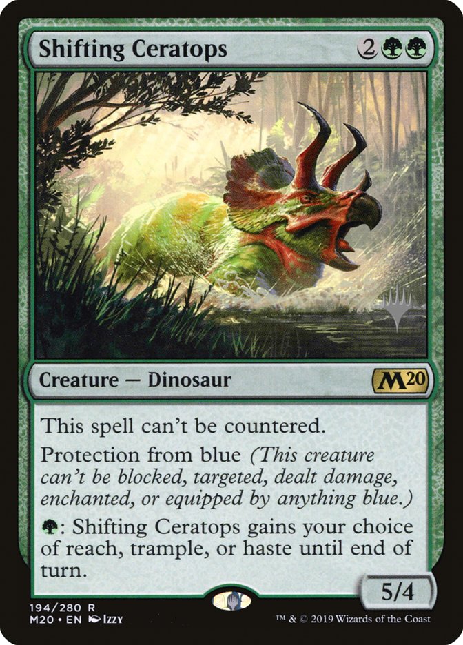 Shifting Ceratops (Promo Pack) [Core Set 2020 Promos] | Clutch Gaming