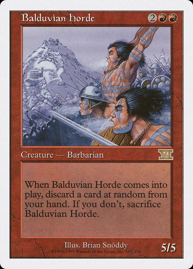 Balduvian Horde [Classic Sixth Edition] | Clutch Gaming