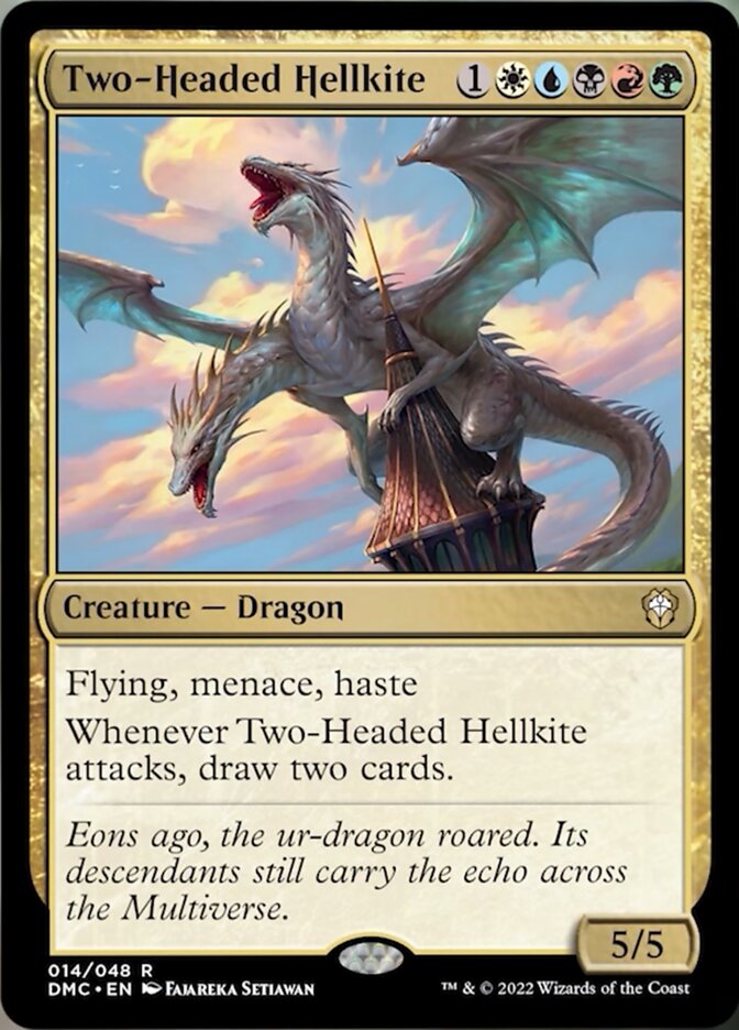 Two-Headed Hellkite [Dominaria United Commander] | Clutch Gaming