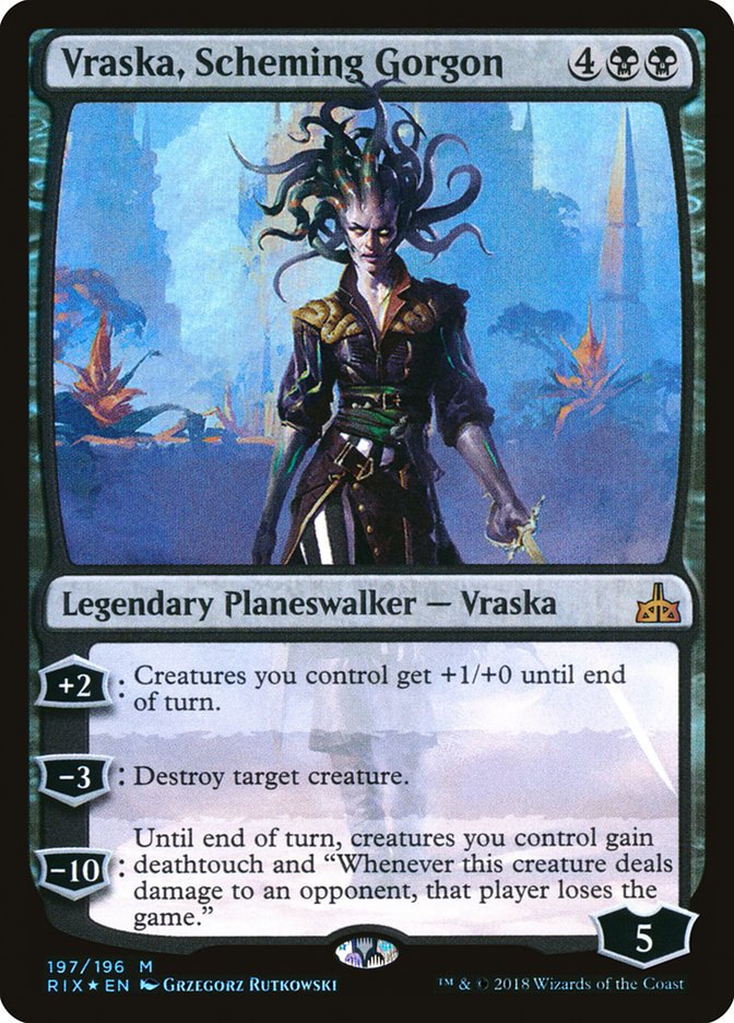 Vraska, Scheming Gorgon [Rivals of Ixalan] | Clutch Gaming