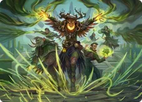 Witherbloom Command Art Card [Strixhaven: School of Mages Art Series] | Clutch Gaming