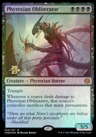 Phyrexian Obliterator [Phyrexia: All Will Be One Prerelease Promos] | Clutch Gaming