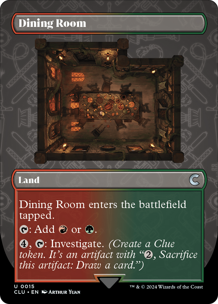 Dining Room (Borderless) [Ravnica: Clue Edition] | Clutch Gaming