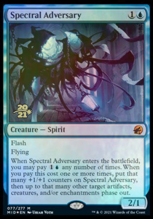 Spectral Adversary [Innistrad: Midnight Hunt Prerelease Promos] | Clutch Gaming