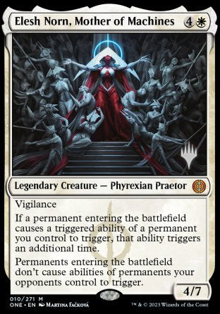 Elesh Norn, Mother of Machines (Promo Pack) [Phyrexia: All Will Be One Promos] | Clutch Gaming