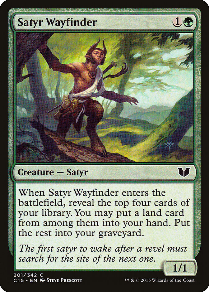 Satyr Wayfinder [Commander 2015] | Clutch Gaming