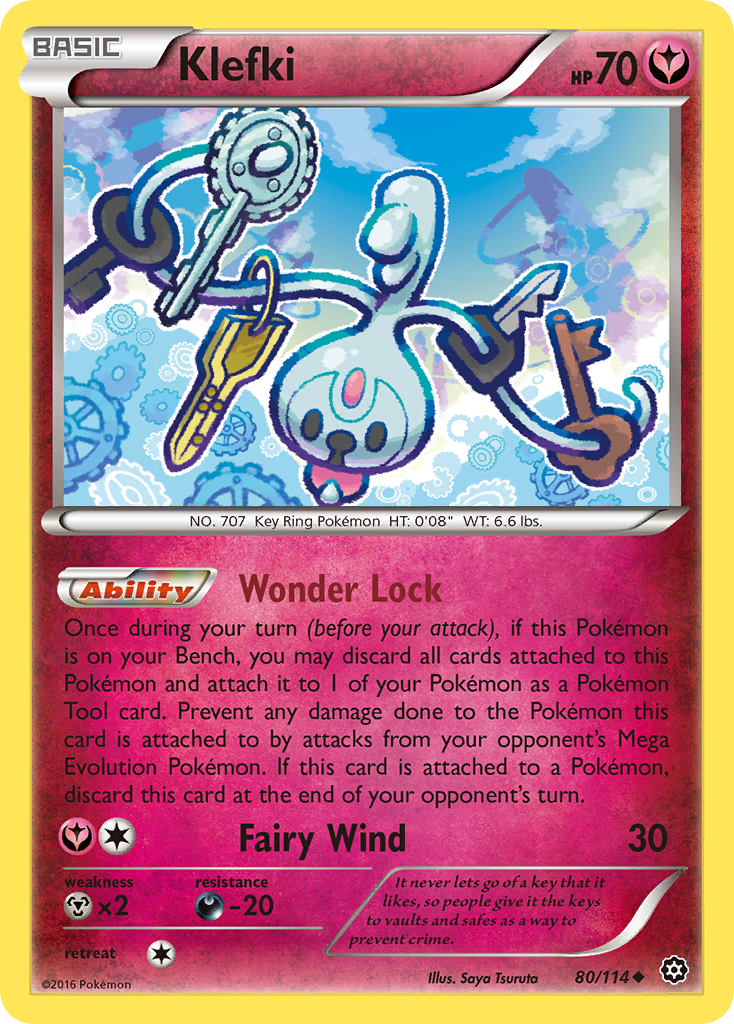 Klefki (80/114) [XY: Steam Siege] | Clutch Gaming