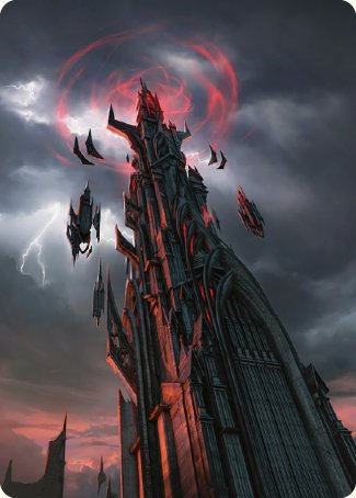 Barad-dur Art Card [The Lord of the Rings: Tales of Middle-earth Art Series] | Clutch Gaming