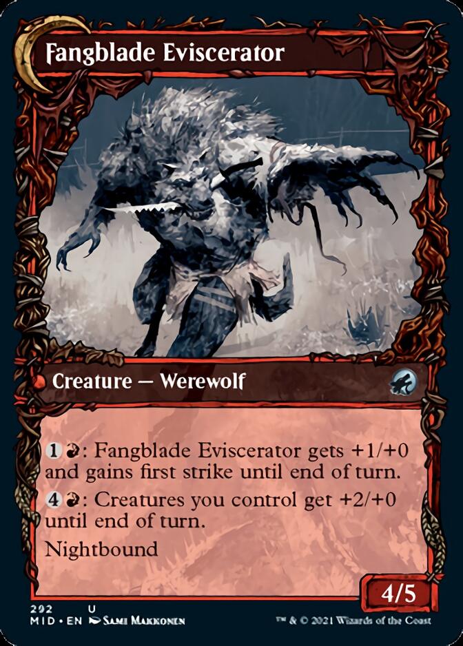 Fangblade Brigand // Fangblade Eviscerator (Showcase Equinox) [Innistrad: Midnight Hunt] | Clutch Gaming