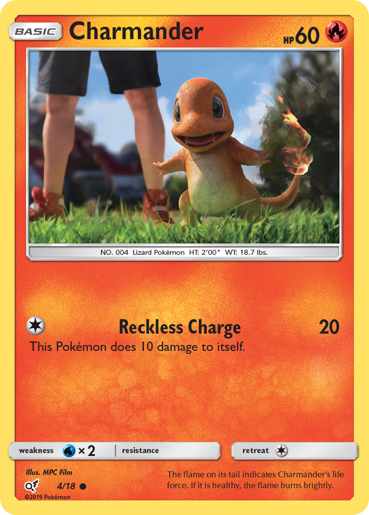 Charmander (4/18) [Sun & Moon: Detective Pikachu] | Clutch Gaming