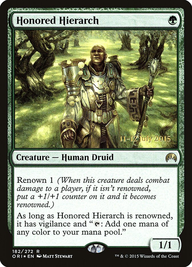 Honored Hierarch [Magic Origins Prerelease Promos] | Clutch Gaming