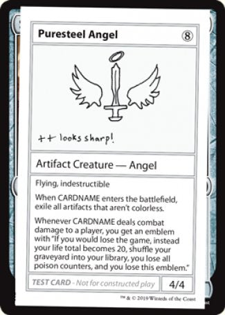 Puresteel Angel (2021 Edition) [Mystery Booster Playtest Cards] | Clutch Gaming