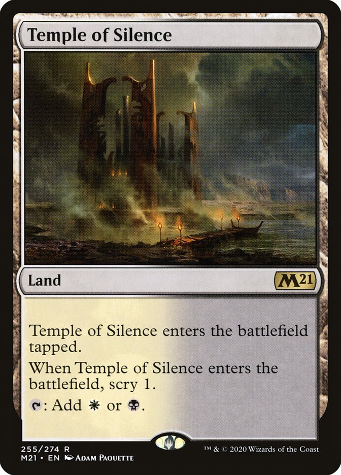 Temple of Silence [Core Set 2021] | Clutch Gaming