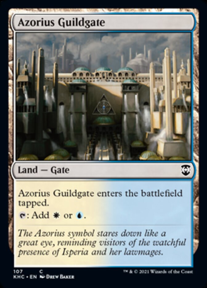 Azorius Guildgate [Kaldheim Commander] | Clutch Gaming