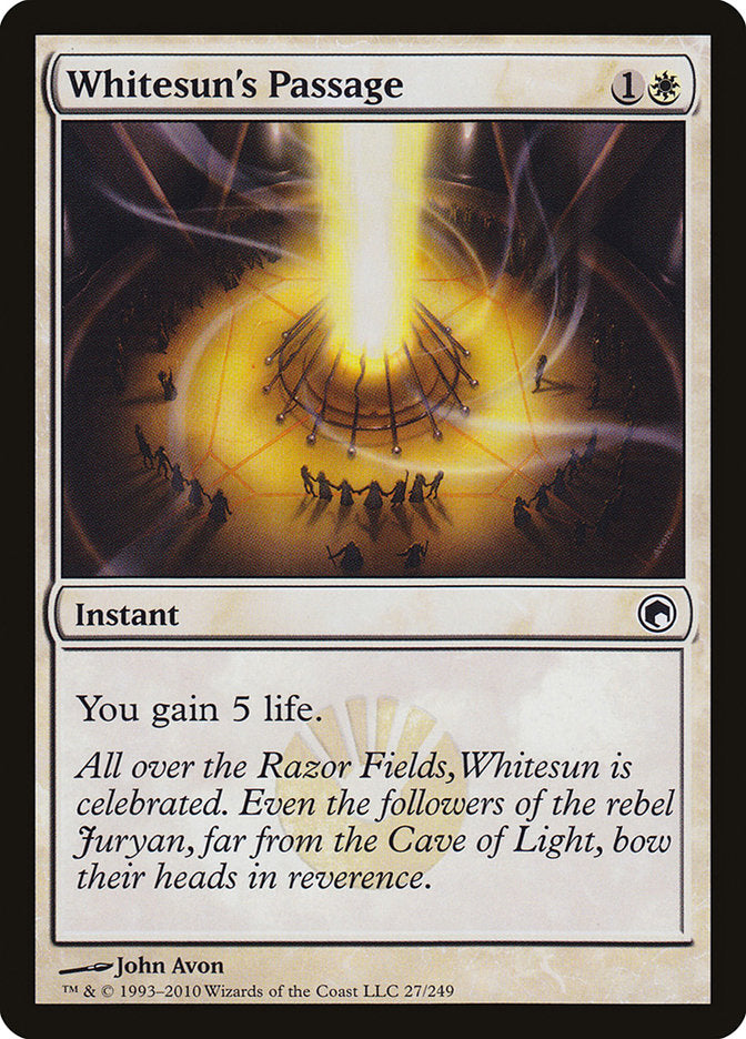 Whitesun's Passage [Scars of Mirrodin] | Clutch Gaming