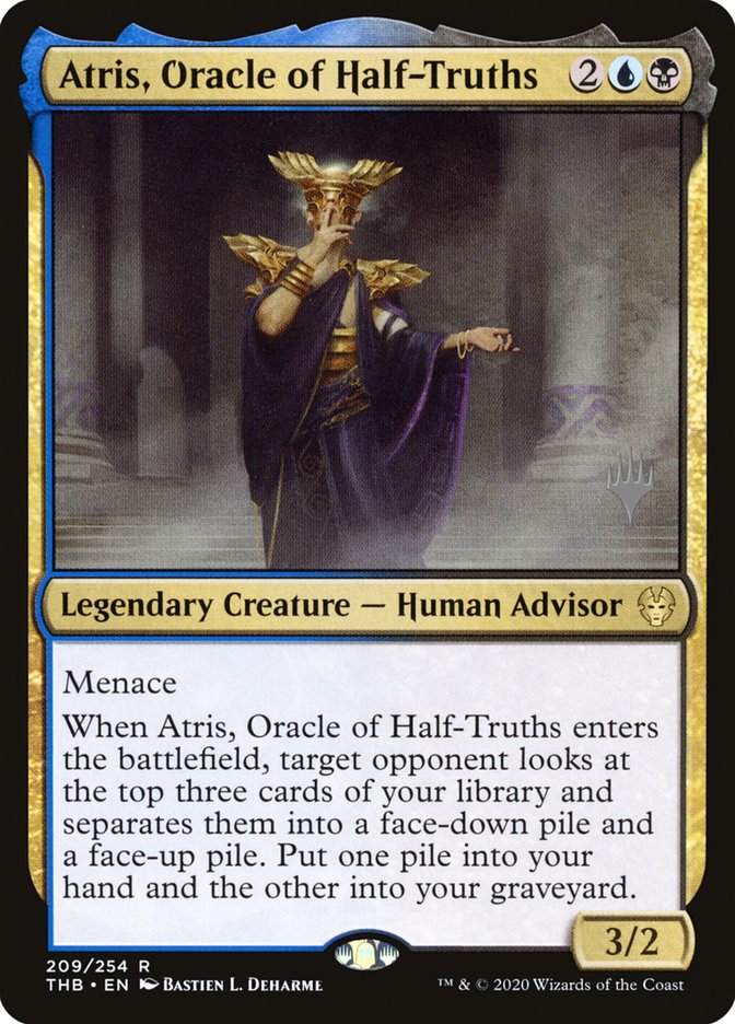 Atris, Oracle of Half-Truths (Promo Pack) [Theros Beyond Death Promos] | Clutch Gaming