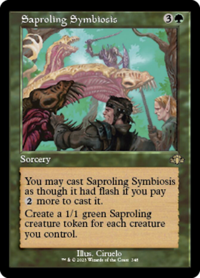 Saproling Symbiosis (Retro) [Dominaria Remastered] | Clutch Gaming